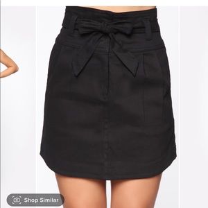 High waisted skirt